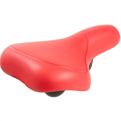 M-Wave EVA City komfort nyereg, 262x216 mm, 448 g, piros