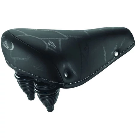 Monte Grappa 013 városi komfort nyereg, 260x210 mm, 1170g, fekete