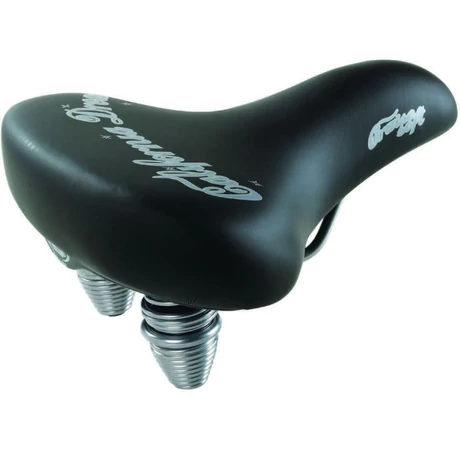 Monte Grappa 1600 cruiser nyereg, 280x240 mm, 835g, fekete
