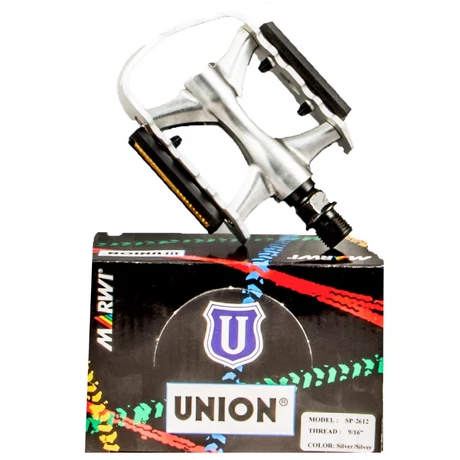 Union SP-2612 alu keretes alumínium pedál, ezüst