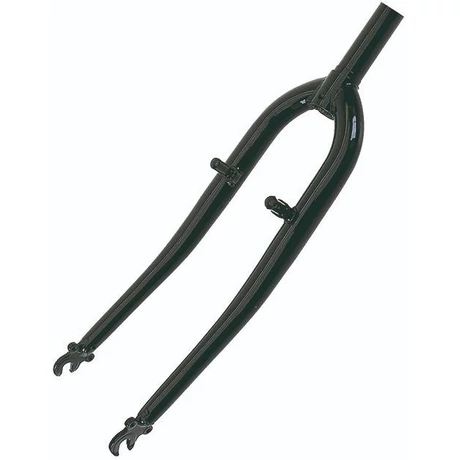 Hauser 24-es merev villa, 1 colos menetes nyakkal (25,4x190 mm), acél, fekete