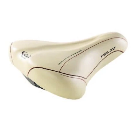 Monte Grappa 1610 Feliz városi komfort nyereg, 260x210 mm, 380g, krém