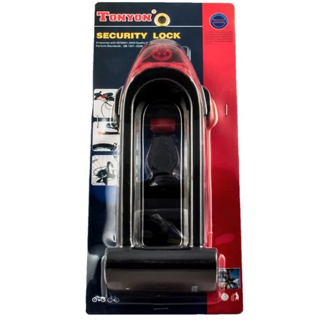 Tonyon U-Lakat 246x101 mm, vázkonzollal, fekete