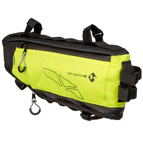 M-Wave Rough Ride váztáska, 4L, neon sárga