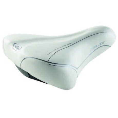Monte Grappa 1610 Feliz városi komfort nyereg, 260x210 mm, 380g, fehér