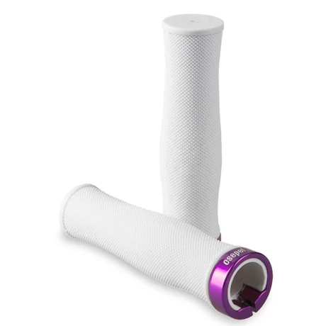Csepel Paragramm Bolt bilincses markolat, 130 mm, fehér, lila színű bilinccsel