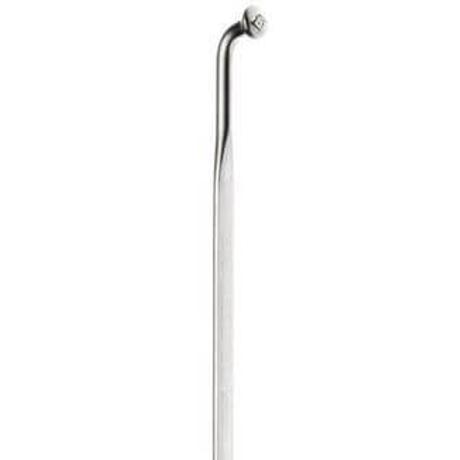 DT Swiss Aerolite hajlított fejű küllő, 278 x 2,3 x 0,9 mm, küllőanya nélkül, ezüst színű