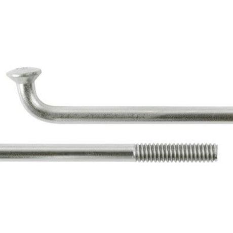 DT Swiss rozsdamentes küllő, 266 x 2,0 mm, küllőanya nélkül, ezüst színű