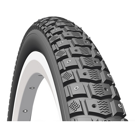 Mitas (Rubena) Froster R07 26x1,75 (47-559) szöges külső gumi (köpeny), 120 szöggel, defektvédett (APS), reflexcsíkos 22TPI, 830g