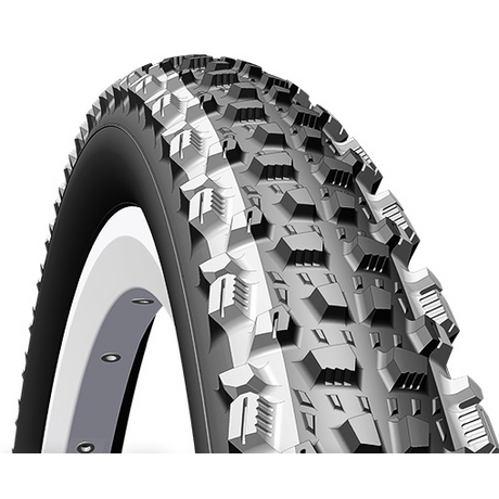 Mitas (Rubena) Kratos V98 26 x 2,25 (57-559) külső gumi (köpeny), szürke csíkos, kevlárperemes, TL-Ready, 127TPI, 610g