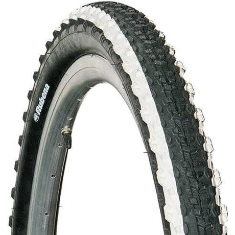 Mitas (Rubena) Scylla V75 24 x 1,9 (50-507) külső gumi (köpeny), fehér csíkos 22TPI, 840g