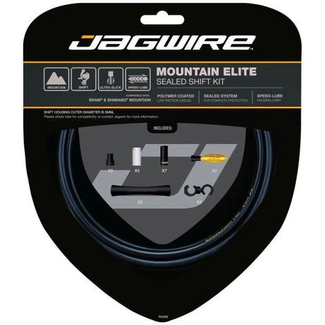 Jagwire MCK650 Mountain Elite MTB váltóbowden készlet, matt fekete