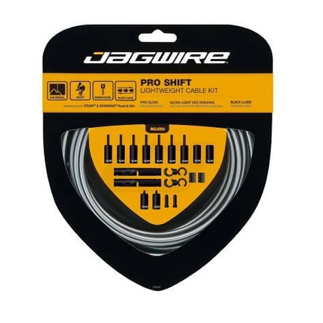 Jagwire PCK500 Pro Shift Universal Lightweight váltóbowden készlet (országúti-MTB), fekete