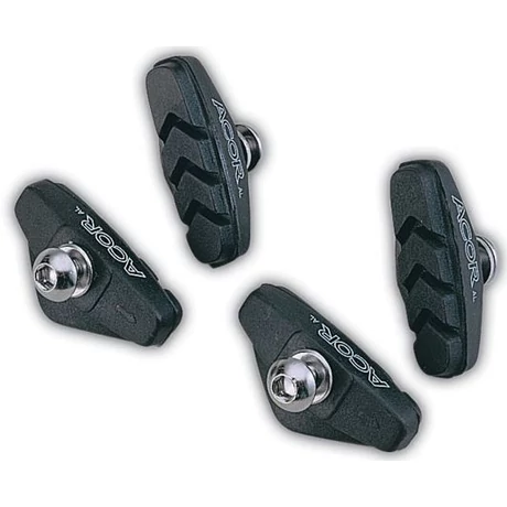 Acor ABS208 országúti Shimano fékpofa, 50 mm, 2 pár, fekete