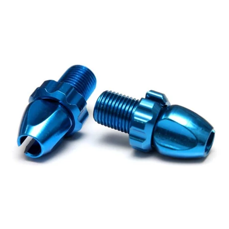 Acor ABL21504 fékbowden állító csavar, 10 mm, alumínium, párban, kék