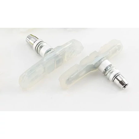 Acor ABS21505 csavaros BMX fékpofa, 72 mm, 2 pár, átlátszó