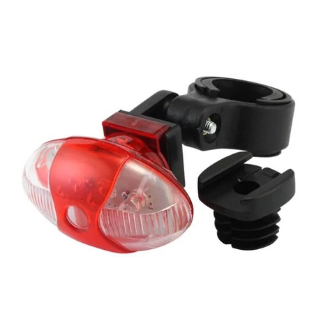 Acor ALT21002 hátsó lámpa nyeregcsőre, 5 LED, 4 funkció
