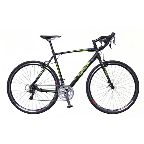 Neuzer Courier CX 2018 férfi cyclocross kerékpár, 16s, alumínium, 59 cm-es vázméret, matt fekete-zöld-szürke