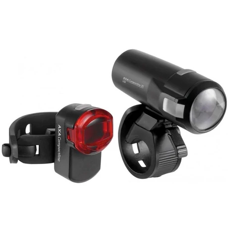 Axa Compactline 35 USB-ről tölthető lámpa szett (első és hátsó)