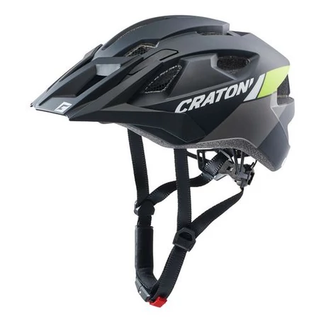 Cratoni AllRide MTB bukósisak, unisize (53-59 cm), matt fekete-neon lime