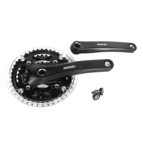 Altrix Basic négyszögtengelyes MTB hajtómű 24-34-42T, 170 mm, alumínium,  fekete
