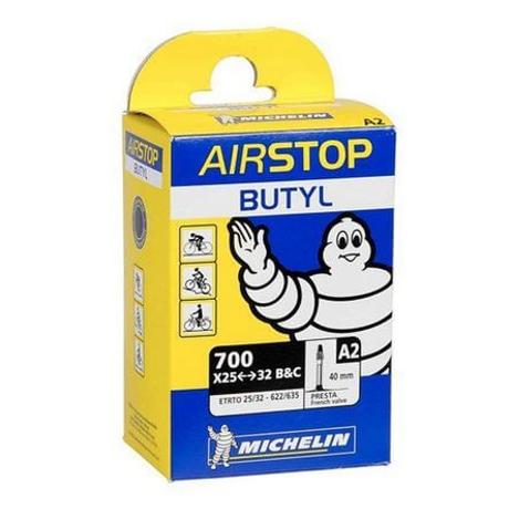 Michelin Airstop A2 622 x 25/32 (700c) sport trekking, cross belső gumi 40 mm hosszú szeleppel, 128g, presta