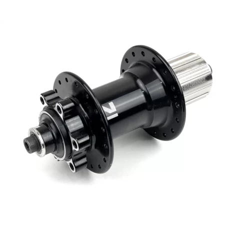 Novatec D042SB-SS MTB hátsó kerékagy, 32H, tárcsafékes, gyorszáras, ipari csapágyas, fekete