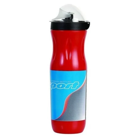 Polisport hőszigetelt kulacs 500 ml csavaros, piros
