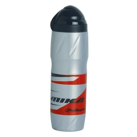 Polisport Thermika hőszigetelt kulacs 500 ml csavaros, ezüst