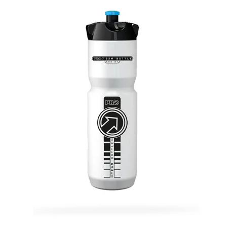 PRO Team műanyag kulacs, 800 ml, csavaros, fehér