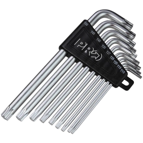 Pro 8 részes Torx kulcs készlet (T10, T15, T20, T25, T30, T40, T45, T50)