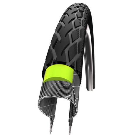 Schwalbe Marathon HS420 28/29 x 1,75 (47-622) külső gumi (köpeny), defektvédett (GreenGuard), reflexcsíkos, 985g