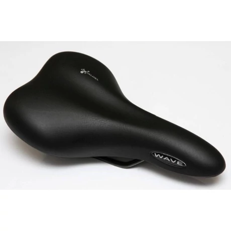 Selle Royal Wave Moderate férfi komfort nyereg, Royalgel, 265x165 mm, 450g, fekete