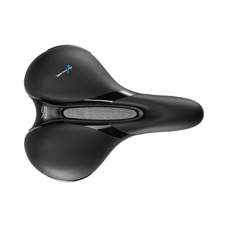 Selle Royal Respiro Soft Moderate női  komfort nyereg, 263x199 mm, Royalgel, 565g, fekete