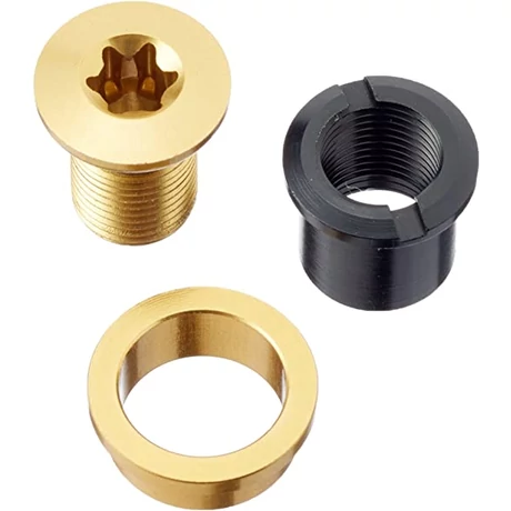 Shimano Saint lánckerék rögzítő csavar szett (4 db), torx, arany színű