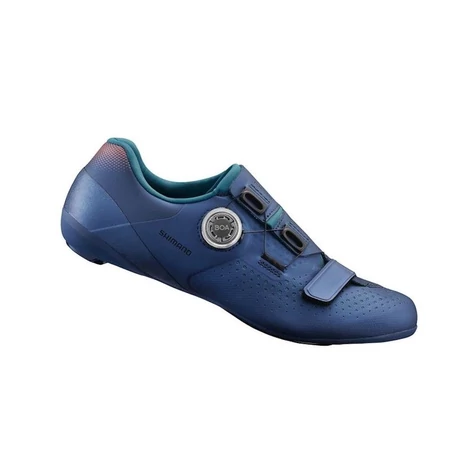 Shimano SH-RC500 országúti kerékpáros cipő, SPD-SL, sötétkék, 38-as