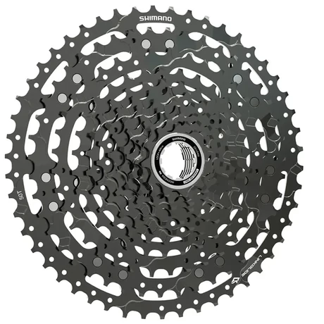 Shimano Cues CS-LG400-11 kazettás lánckeréksor, 11s, 11-50T, Linkglide, acél, titán szürke