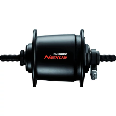 Shimano Nexus DH-C6000-1R dinamós első kerékagy (agydinamó), 36H, csavaros, rollerfékes, 6V, 1,5W, fekete