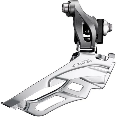 Shimano Claris FD-R2030 országúti első váltó, 3x8s, konzolos, szürke