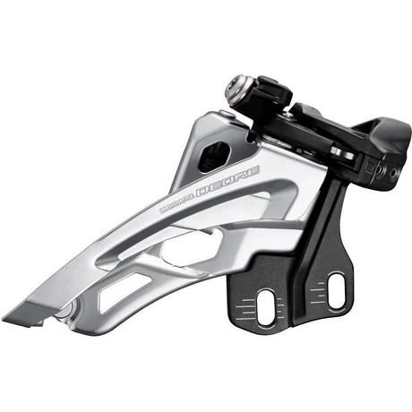 Shimano Deore FD-M6000-E MTB első váltó, Side-Swing, E-típusú konzolos, 3x10s, 42T