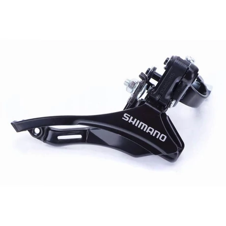 Shimano Tourney TZ-30 első váltó, FH, 42T, alsó bilinccsel 31,8mm, 3x6-7s, fekete, OEM kiszerelés