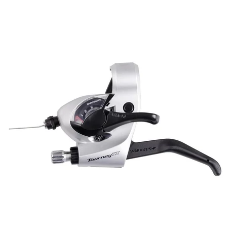 Shimano Tourney ST-TX800 fék-váltókar, csak jobb, 8s, 2 ujjas, ezüst, DO