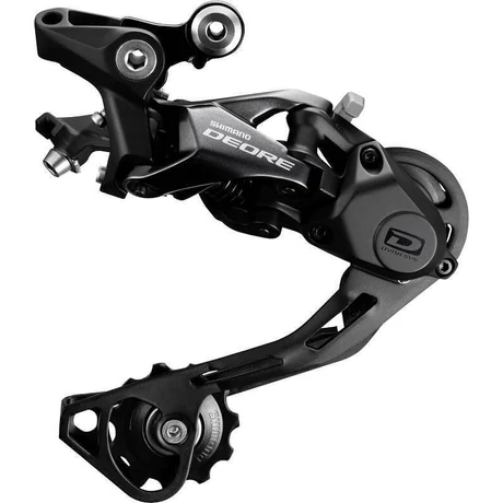 Shimano Deore RD-M6000-SGS hátsó váltó, 10s, hosszú kanalas, Shadow Plus, fekete