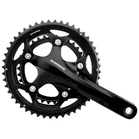 Shimano FC-R460 integrált tengelyes országúti hajtómű, 2x10s, 34-48T, 170 mm, fekete