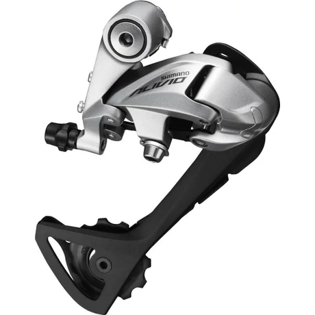 Shimano Alivio RD-T4000-SGS hátsó váltó, 9s, hosszú kanalas, ezüst színű