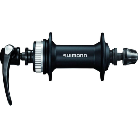 Shimano Alivio HB-M4050 MTB első kerékagy, 36H, gyorszáras, tárcsafékes (Centerlock), fekete