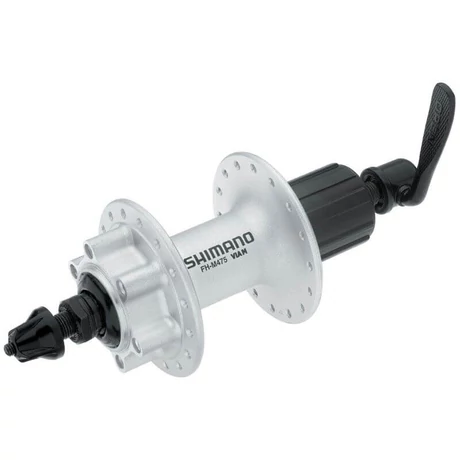 Shimano Alivio FH-M475 MTB hátsó kerékagy, 36H, kazettás lánckeréksorhoz, gyorszáras, tárcsafékes (6 csavaros), ezüst színű