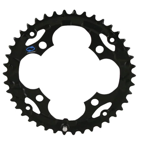 Shimano Alivio FC-M415 MTB első lánckerék 42T, 104 mm, 8s, acél, fekete