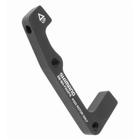 Shimano tárcsafék adapter, első, IS-PM203, alumínium, fekete