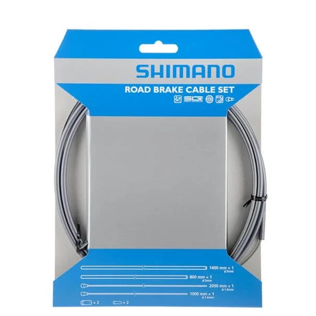 Shimano Road országúti fékbowden készlet, SLR SIL-TEC, szürke